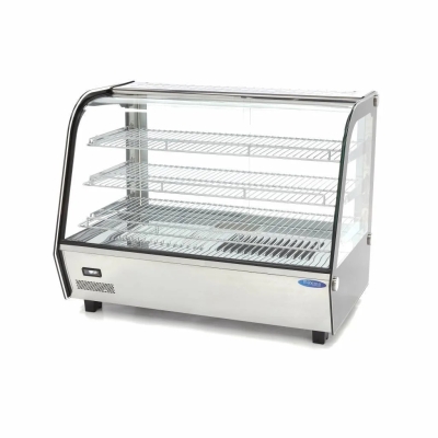 Deluxe Inox Vitrine Chauffante 160L